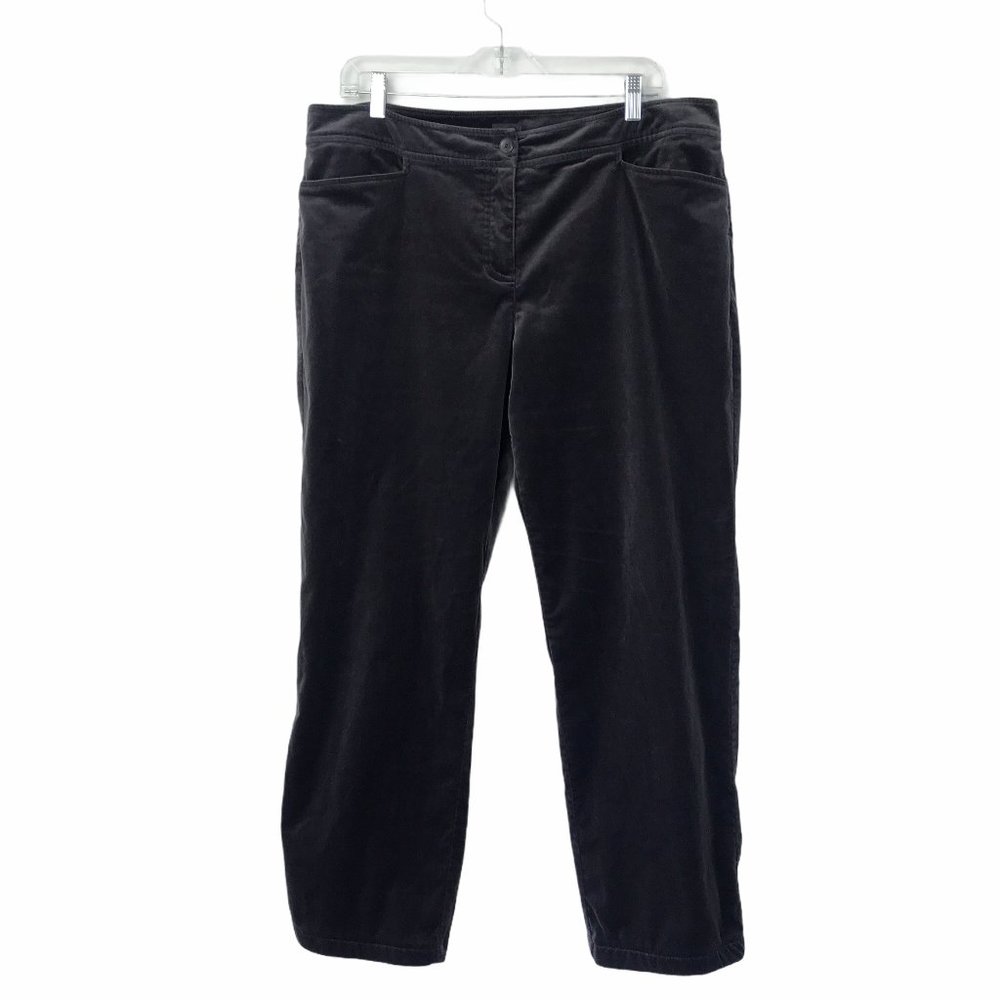 Eileen Fisher Straight Leg Velvet Pants #144